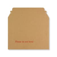 180x235 Mm Capacity Book Mailer Flute Printed "please Do Not Bend" Envelopes